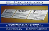 EL ESCRIBANO - Colegio Notarial Mendoza CN 04.pdf · NOTACENTRAL 4 Enenerodeesteaño,elColegioNotarialrea-lizótrespublicacionesenlosdiariosUNO y LosAndesrelacionadasconelportaldelapá-
