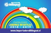 CATÁLOGO JARDINES INFANTILES 2018 - 2019 · ganador de (6) premios internacionales. Sus bloques cuadrados, triangulares y circulares, vienen con uniones que permiten armar miles