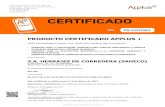 Certificado SF RA P70 SOFTBRAKE ES - Saheco...De la empresa: S.A. HERRAJES DE CORREDERA (SAHECO) C/ BELLMUNT, 104 – P.I. DE FORADADA 08580 SANT QUIRZE DE BESORA (BARCELONA) Es conforme