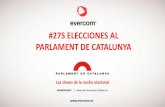 #27S ELECCIONES AL PARLAMENT DE CATALUNYA€¦ · abrir para que la nueva composición del Parlamento posibilitara declarar unilateralmente la independencia de ... Sobre el futuro