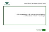 Guía Pedagógica y de Evaluación del Módulo Análisis de la ... · AMAE-04 5/87 Guía Pedagógica y de Evaluación del Módulo: Análisis de la materia y la energía 1. Descripción