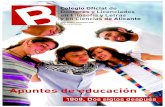 Apuntes de educación - CDL Alicante | Colegio Oficial de ... · Quizá su secreto esté en conservarse joven de espíritu y de formas, a pesar de haber superado la cincuentena. Cerdá