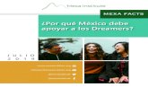 ¿Por qué México debe apoyar a los Dreamers?mexainstitute.org/.../Boletin-ESP-Dreamers-190618.pdf · afirmó el expresidente Barak Obama: “los Drea - mers son estadounidenses