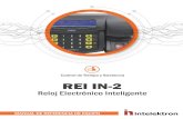 Manual REI IN-2 - Intelektron · El IN-2 posee la mayor variedad de tecnologías de lectura e incorpora la posibilidad del uso de la biometría. REI IN-2 Huellas. REI IN-2 Huellas
