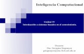 Unidad IV Introducción a sistemas basados en el conocimiento.infofich.unl.edu.ar/upload/4f8f9164f5ca6e55a02db480a4f19c2f0dd6f705.pdf · Inteligencia Computacional – Unidad IV Un