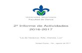 2º Informe de Actividades 2016-2017 › danza › files › 2018 › 01 › 2o-Informe... · Universidad Veracruzana Facultad de Danza 2º Informe de Actividades 2016-201 Directora: