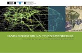 HABLANDO DE LA TRANSPARENCIA (lowres)_0.pdfآ  Encontrando recursos para un programa de comunicaciones