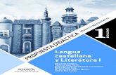 Lengua castellana y Literatura I€¦ · 6.2. Los nuevos modelos 6.3. La lengua literaria 6.4. Temas literarios 7. La lírica tradicional 7.1. Temas 7.2. Rasgos formales 8. La lírica