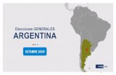 Elecciones GENERALES ARGENTINA · 4 0.7% 51.9% 20.0% 18.7% 8.6% Muy creíble Algo creíble Poco creíble Nada creíble No sabe/ No contesta 27.3% 71.9% CREDIBILIDAD DE MAURICIO MACRI