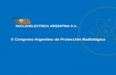 X Congreso Argentino de Protección Radiológica · Charlas de difusión para todos los alumnos de jardines de infantes, escuelas primarias y secundarias. Los niños y los adolescentes