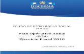 Plan Operativo Anual -POA- Ejercicio Fiscal 2018 Operativo Anual 2018.pdf · Plan Operativo Anual -POA- Ejercicio Fiscal 2018 GUATEMALA, MARZO 2018 . 2 Tabla de contenido ... 129-2013