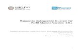 Manual de Autogestión Guaraní 3W Perfil Alumno Versión 2.9 · Autogestión de Guaraní versión 2.9.x para acompañar a los estudiantes en el procedimiento que deberán llevar