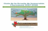 Guía de la Ecuela de Inmersión Claremont 2017-2018claremontpta.org/wp-content/uploads/2017/09/Claremont-Guia-en-Es… · Guía de la Ecuela de Inmersión Claremont 2017-2018 4700