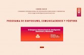 CIIEB - congresointeligenciaemocional.com · CL_SOC_P_2 Ana Sánchez Fumanal Apoyo emocional en los momentos de cambio de las personas mayores, personas con discapacidad y los familiares