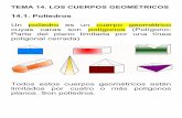 TEMA 14 5º - ceiplapalomera.centros.educa.jcyl.esceiplapalomera.centros.educa.jcyl.es/sitio/upload/TEMA_14_5_1.pdf · TEMA 14. LOS CUERPOS GEOMÉTRICOS 14.1. Poliedros Un poliedro