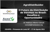 AgroDistribuidor O Futuro da Distribuição de Insumos no Brasil: Desafios e … · 2013-01-30 · Distribuição de Insumos Agrícolas Fonte: CASTRO, L. T. Incentivos em canis de