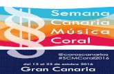  · I Coro del Colegio Oficial de Médicos de Las Palmas se fundó en la capital grancanaria, en febrero de 201 4, con la finalidad de cultivar y fomentar la música coral a través