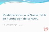 Modificaciones a la Nueva Tabla de Puntuación de la NDPCcontadoresculiacan.mx/images/2018/comisiones/NDPCC_21_diciem… · IMCP y las de Federadas. b) Comité Ejecutivo y auditores