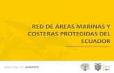 RED DE ÁREAS MARINAS Y COSTERAS PROTEGIDAS DEL ECUADOR · Reserva Marina Galápagos Corredor marino costero 5 Provincias: Esmeraldas (4) Manabí (4) Santa Elena (3) Guayas (6) El