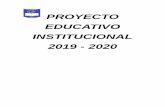 P.E.I. PROYECTO EDUCATIVO INSTITUCIONAL 2019 - 2020 › Archivos › infoescuelas › documentos › 10435 › ... · 2019-06-04 · anual. UBICACIÓN GEOGRAFICA ... En el año 2001