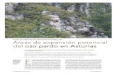 ob · 2018-10-02 · OSO PARDO áreas potenciales en Asturias 1. Hayedo como ejemplo de las zonas de alimen- tación y repro- ducción del Oso Pardo. 2. Huella dejada por un Oso pardo
