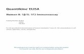 Human IL-1β/IL-1F2 Quantikine · 2018-08-01 · Human IL-1β/IL-1F2 Immunoassay Quantikine® ELISA This package insert must be read in its entirety before using this product. For
