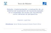 Tesis de Máster · Presentación Objetivos TESIS DE MASTER. 2010 Universidad de Alcalá. Departamento de Electrónica Diseñar e implementar un sistema de generación de imágenes,