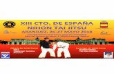 Real Federación Española de Karate y D.A.€¦ · XIII CAMPEONATO DE ESPAÑA DE NIHON TAI JITSU KATA EXPRESIÓN TÉCNICA RANDORI GOSHIN SHOBU TAI-JITSU KUMITE ... 16:30 a 19:30