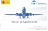 Manual de Operaciones. Operaciones Aéreas€¦ · 3/12 F-SGA-OR-2.0 1.1 Volumen modificaciones 1. Manual de Operaciones 32 47 54 0 50 100 150 200 250 300 350 Modificaciones AOC Modificaciones