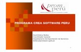 Programa CREA SOFTWARE PERU - SIICEX€¦ · Agenda nSituación Actual nLatinoamérica: Inversión en TI nLa industria peruana de software nPrograma CREA SOFTWARE PERU. 3 Situación