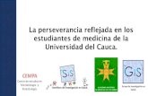 Presentación de PowerPoint...Valentina Agredo Delgado Nivel de estudios en Unicauca: Médica y Cirujana - 2017 Ponencias Nacionales: 1 Pasantías Nacionales: 1 Artículos Internacionales: