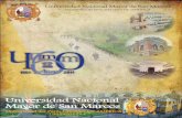 Universidad Nacional Mayor de San Marcos€¦ · aniversario de fundación de la Universidad Nacional Mayor de San Marcos. En sus 460 años de vida institucional, San Marcos ha sido