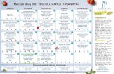 Menú de Maig 2017 «ESCOLA RAFAEL CASANOVA» ·  · 2017-05-03Menú de Maig 2017 «ESCOLA RAFAEL CASANOVA» K Patates i pastanaga bullida, lluç al forn i fruita Al·lèrgies al