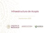 Infraestructura de Acopio - cima.aserca.gob.mx · Infraestructura de Acopio Septiembre 2019 Infraestructura de Acopio Número de Centros de Acopio Capacidad Total (T.M.) 2,874 40,152,802