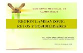 REGION LAMBAYEQUE: RETOS Y POSIBILIDADES€¦ · LAMBAYEQUE: LONGITUD DE LA RED VIAL, SEGÚN TIPO DE SUPERFICIE DE RODADURA Y SISTEMA DE CARRETERA, 2000-2005. PRINCIPALES RETOS ECONOMICOS