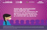 GUÍA DE ACTUACIÓN para mujeres en situación de violencia de … · 2020-04-27 · 4 Guía de actuación para mujeres en situación de violencia de género, en Declaratoria de Cuarentena
