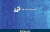 Resultados 4T 2018 02 de Abril, 2019 - Camanchaca · 2019-04-02 · 3 Capturas Pelágicas Centro-Sur: Sardina Capturas disminuyen 5% en 2018 por menores capturas de terceros. Capturas