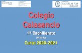 Colegio CalasancioColegio Calasancio . 1º Bachillerato (Privado) Curso 2020-2021 . Ciencias . Humanidades y Ciencias Sociales . Itinerario Humanidades Itinerario Ciencias Sociales