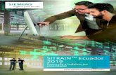 folleto Sitrain 2019 - Siemens...TIA-WCCS SIMATIC TIA Portal WinCC SCADA 4 13 al 16 de agosto Quito IKPN-SYS Redes industriales PROFINET en SIMATIC S7 3 7 al 9 de octubre Quito TIA-MICRO1
