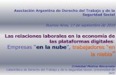 Las relaciones laborales en la economía de las …...SJS n. 6 Valencia, 244/2018, 1 de junio SJS n. 39 Madrid, 284/2018, 3/09 “ Sector Low Cost ” Ryanair ajusta su política laboral