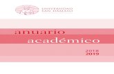 anuario académico · l ISCCRR San Leandro y San Isidoro de Sevilla (2011) FACULTAD DE DERECHO CANÓNICO Desde 2007, primero como Instituto y a partir de 2011 como Facultad de Derecho