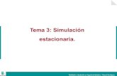 Tema 3: Simulación estacionaria. - UPM€¦ · Tema 3: Simulación estacionaria. Modelado y simulación en Ingeniería Química. Manuel Rodríguez 2 Problemas de simulación Dadas