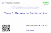 Tema 1: Repaso de Fundamentosdocencia/rstc/14-15/t1-fundamentos-1hv11.pdf · RSTC 2014/2015 - T1 Repaso de fundamentos Prestaciones: “Delay” x “Bandwidth” 15 (Recuerde: Dependiendo