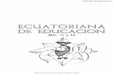 ECUA TOR~ANA DE EDUCAC~ONrepositorio.casadelacultura.gob.ec/bitstream/34000/19576/... · 2018-04-02 · ORGANO DE LA SECCION DE CIENCIAS FILOSOFICAS Y DE LA EDUCACION DE LA CASA DE