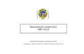 PRESUPUESTO MUNICIPAL AÑO 2014 - Punta ArenasIlustre Municipalidad de Punta Arenas Secretaría Comunal de Planificación Presupuesto Municipal año 2014 2 PRESENTACION Conforme a