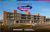 SAN MARTÍN MENDOZA - Argentina · SAN MARTÍN MENDOZA DESARROLLO URBANÍSTICO. 28 VIVIENDAS DISPONIBLES Cuenta con departamentos de 1, 2 y 3 dormitorios y casas unifamiliares de