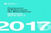 Consorci d’Educació de Barcelona · 2019-09-23 · La transformació digital 7.1. Pla Director de Processos i Sistemes d’Informaci ... Tots junts aconseguim dia a dia fer de