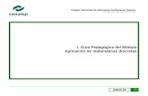I. Guía Pedagógica del Módulo Aplicación de matemáticas ... · AMAD-02 3/83 Guía Pedagógica y de Evaluación del Módulo: Aplicación de matemáticas discretas 1. Descripción