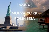 NUEVA YORK POLINESIA - Los viajes de Sofía€¦ · cipales destinos turísticos de la Polinesia Francesa. La mayoría de los hoteles se encuentran situados en sus playas de arena