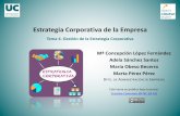 Estrategia Corporativa de la Empresa - unican.es E… · Estrategia Corporativa | 12 Gestión de la Estrategia Corporativa Definir claves de comunicación Localizar y administrar